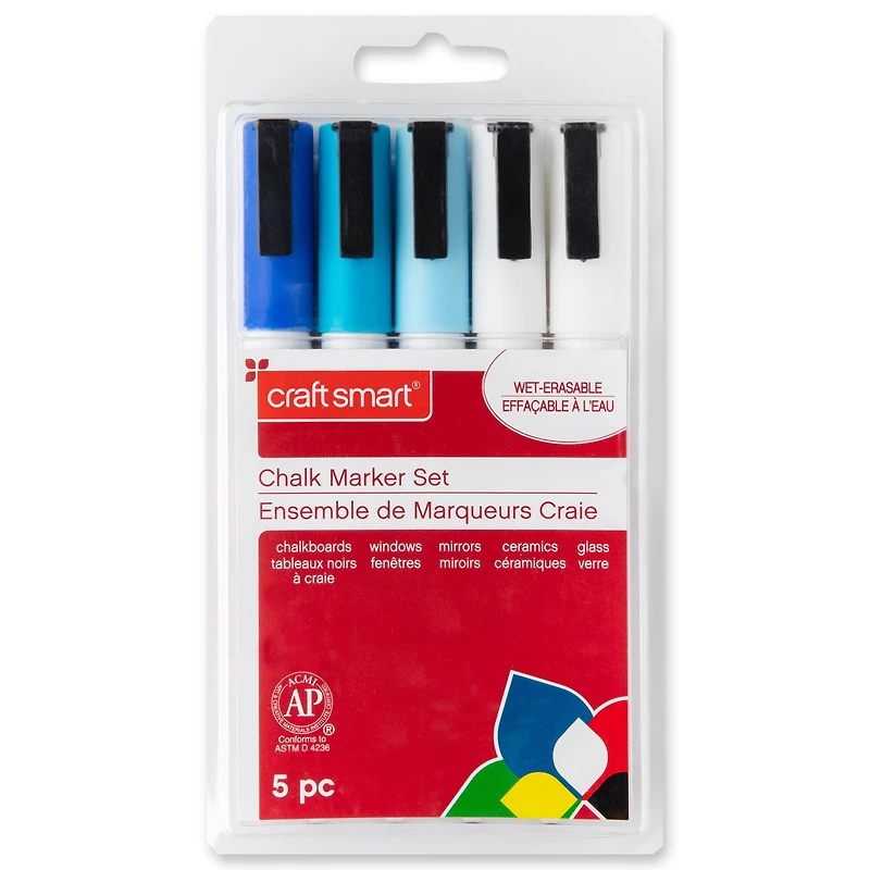 Gradient Blues Chalk Marker Set By Craft Smart®