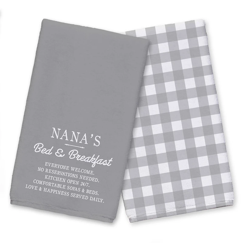 Nana's Bed & Breakfast Tea Towel Set