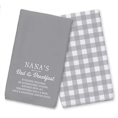Nana's Bed & Breakfast Tea Towel Set