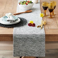 DII® 108" Tonal Recycled Cotton Slubby Rib Table Runner