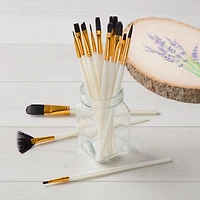Black Taklon Brush Super Value Pack by Craft Smart®
