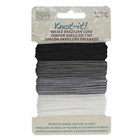 Beadsmith® Knot-it!™ Day & Night Waxed Brazilian Cord 