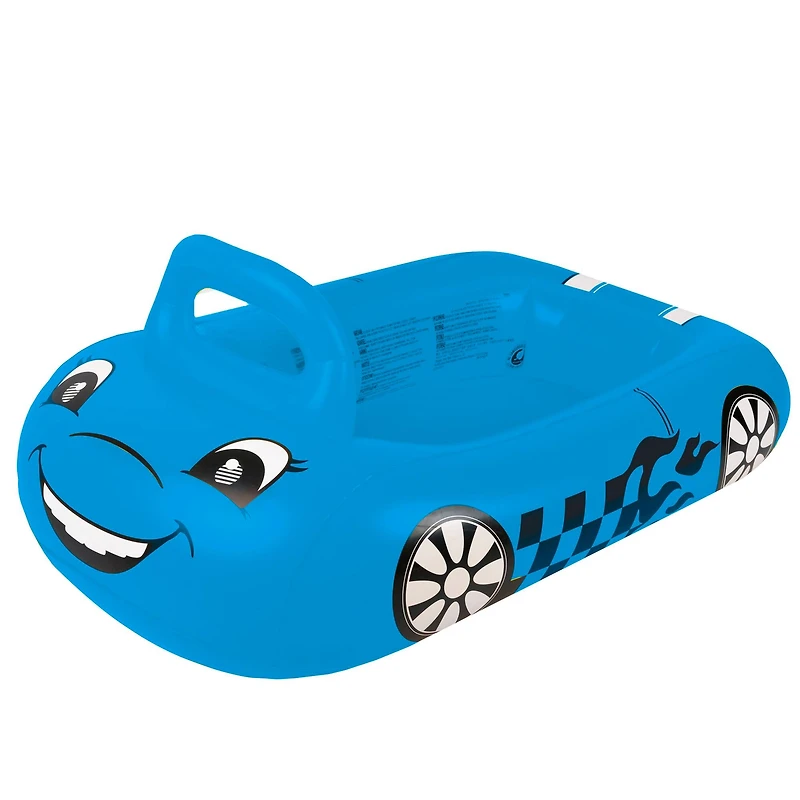 Pool Central® 3.75ft. Blue Inflatable Car Kiddie Ball Pit & Pool Float