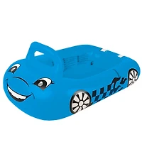 Pool Central® 3.75ft. Blue Inflatable Car Kiddie Ball Pit & Pool Float