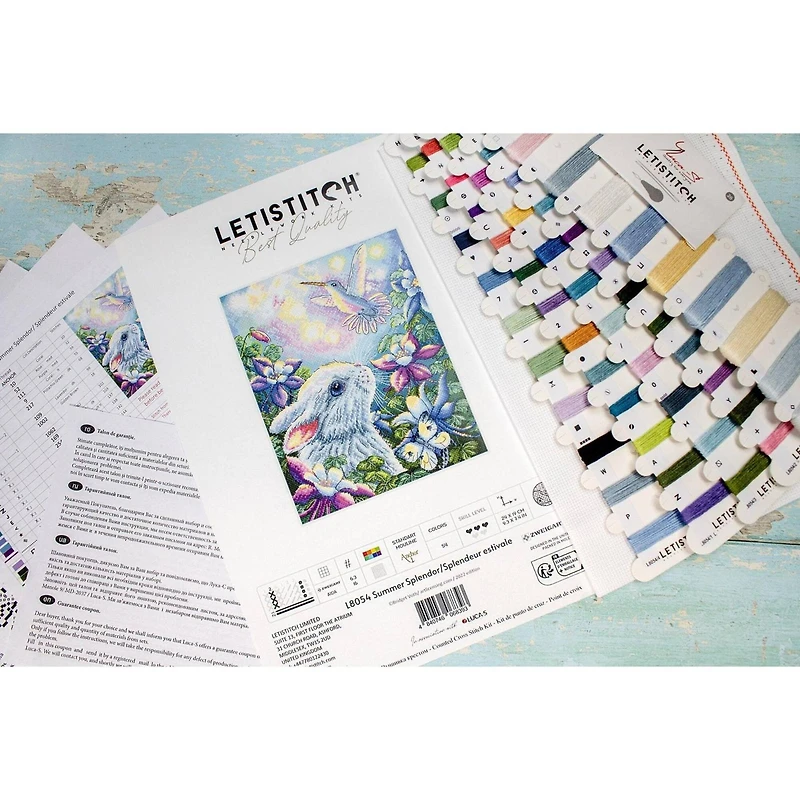 Letistitch Summer Splendor Counted Cross Stitch Kit