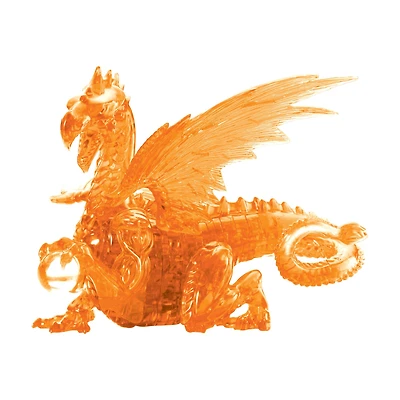 3D Crystal Puzzle - Dragon (Orange): 56 Pcs
