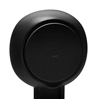 Bath Bliss Matte Black Gel-Suction Soap Dish