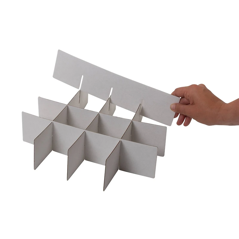 Simplify Clear & Red Ornament Organizer