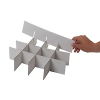 Simplify Clear & Red Ornament Organizer