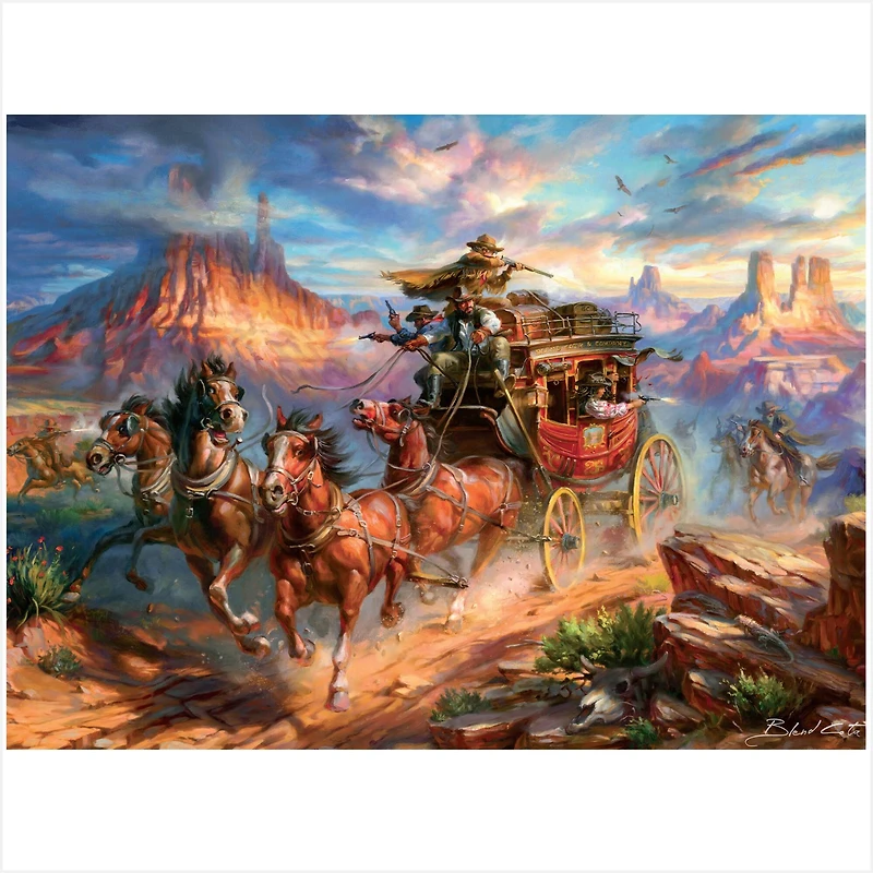 Assorted Buffalo Gold Collection 1,000 Piece Jigsaw Puzzle, 1pc.