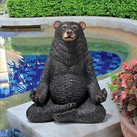 Design Toscano 8.5" Being One with the Honey Zen Bear Statue