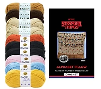 Lion Brand® Stranger Things Alphabet Pillow Crochet Project Kit