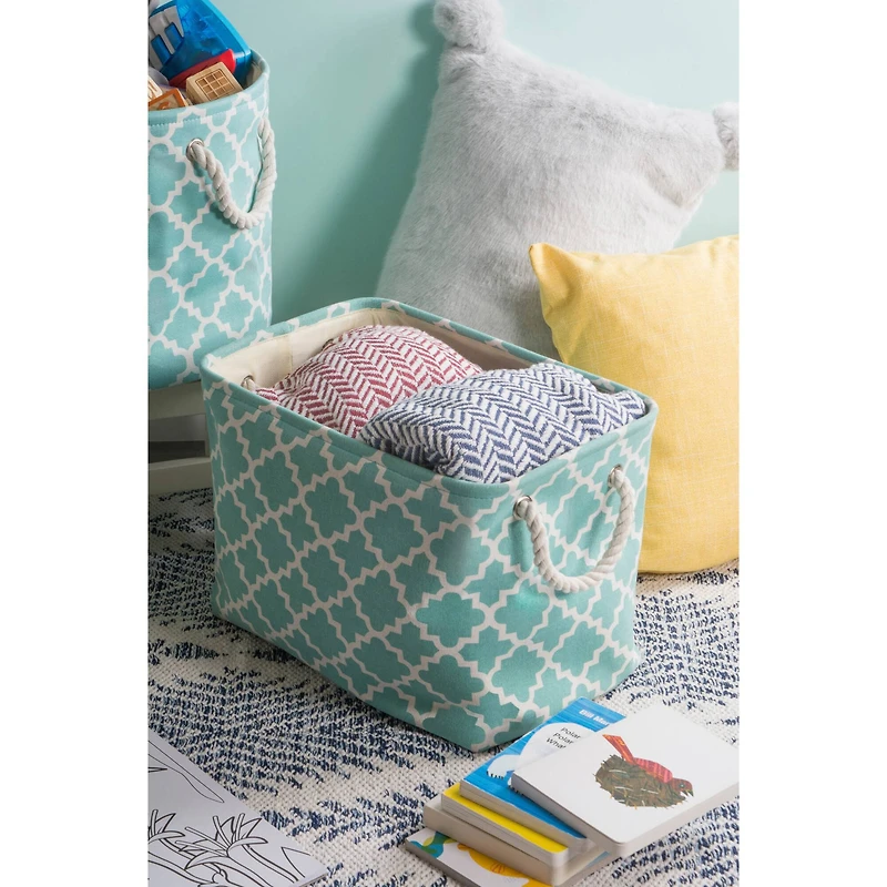 DII® Large Rectangle Lattice Polyester Bin