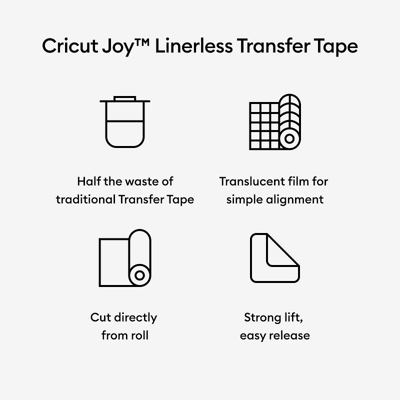 Cricut Joy™ 10ft. Linerless Transfer Tape