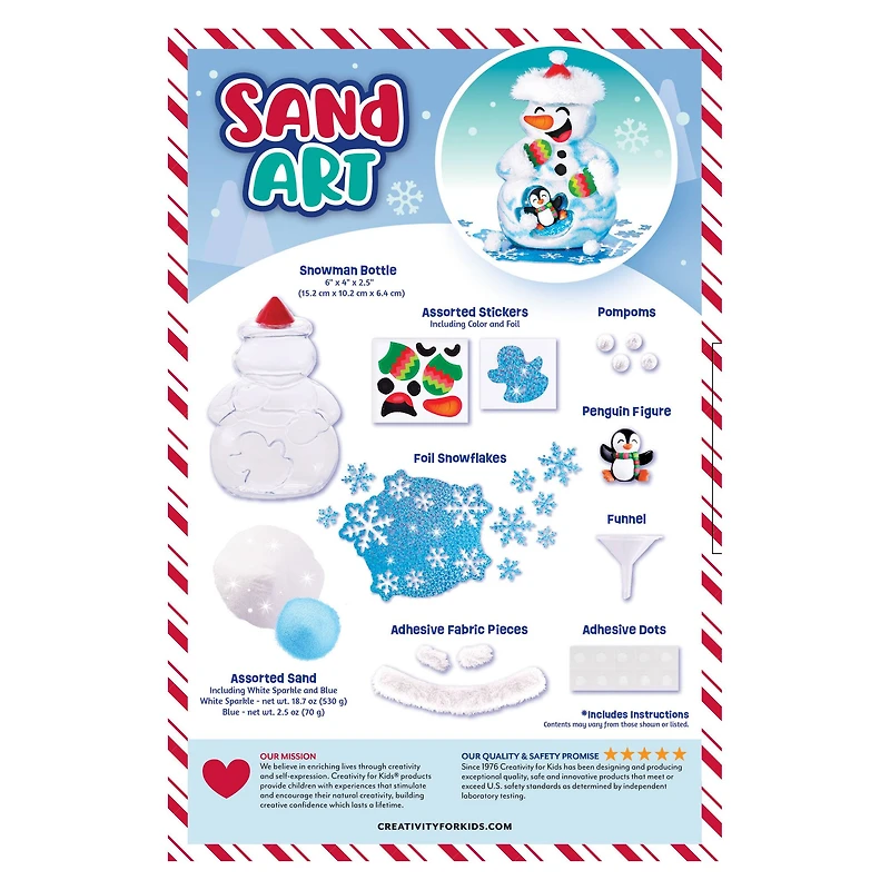 Creativity for Kids® Sand Art Snowman