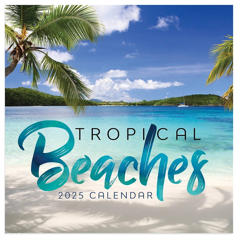 TF Publishing 2025 Tropical Beaches Mini Calendar