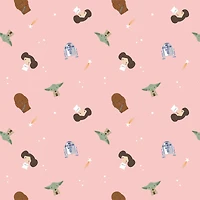Star Wars™ Rebel Dreams on Pink Cotton Fabric