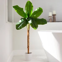 4ft. Artificial Banana Tree in Decorative Planter