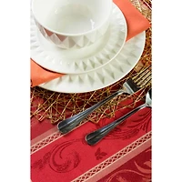 DII® 70" Harvest Wheat Jacquard Round Tablecloth