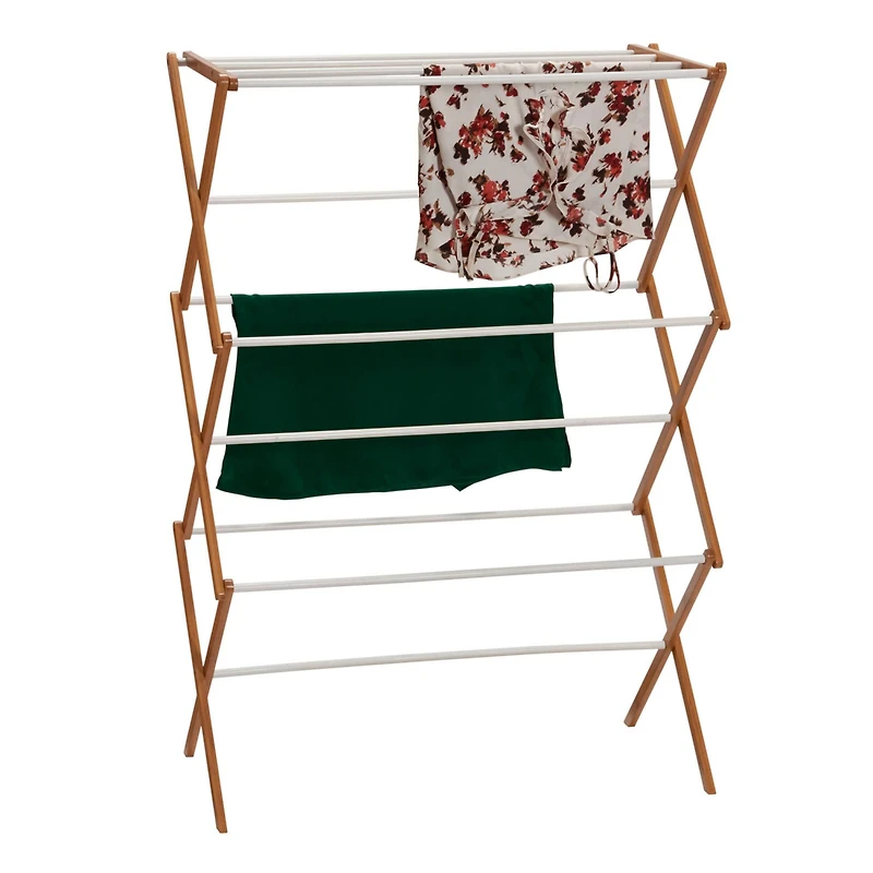 Household Essentials Drying Rack (Bamboo, 20")