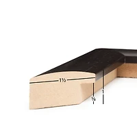 Frame USA Café Rounded Espresso Single Image Picture Frame with Mat