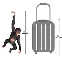 Design Toscano 37" Hanging Jungle Monkey Statue
