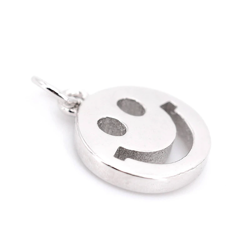 Sterling Silver Smile Icon Charm by Bead Landing™