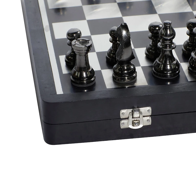 Black Traditional Chess Game Set