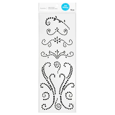 Black Flourish Design Stickers by Recollections™