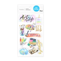 Painting Dimensional Stickers by Recollections™