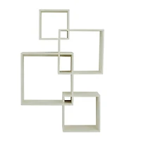 White Fir Contemporary Wall Shelf, 34" x 12" x 22"