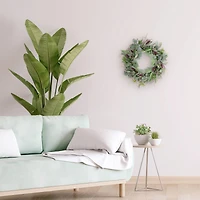 24" Spring Lavender & Thistle Wreath