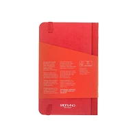 Fabriano® EcoQua Plus Lined Red Fabric-Bound Notebook