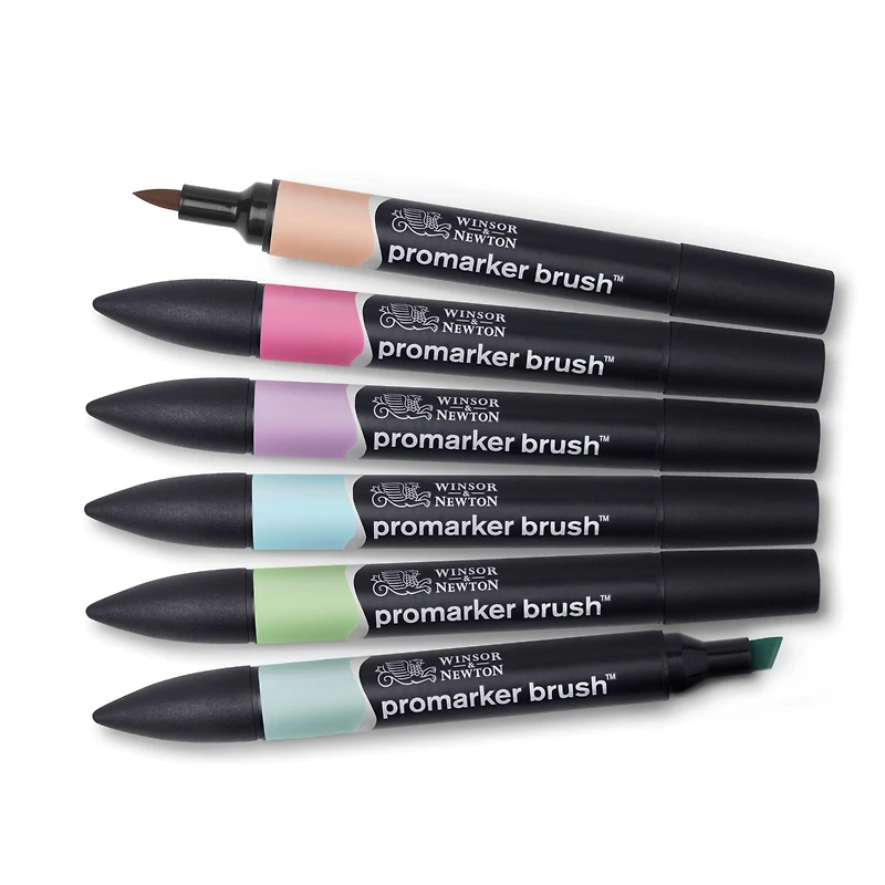 Winsor & Newton® 6 Pastel Promarker Brush™ Set