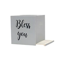 Elegant Designs Bless You Tissue Box Cover