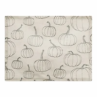 Pumpkin Pattern Cotton Twill Placemat