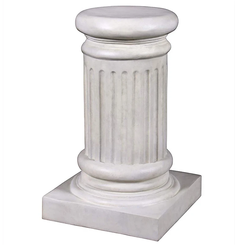 Design Toscano® 20" Small Classical Greek Fluted Garden Statuary Pedestal