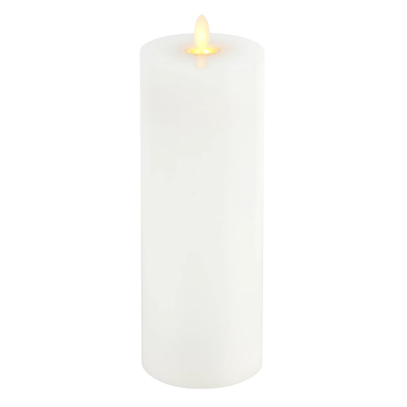 3" x 8" Moving Flame LED Wax Pillar Candle by Ashland