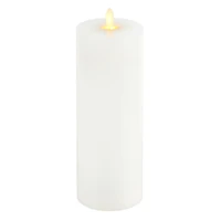 3" x 8" Moving Flame LED Wax Pillar Candle by Ashland
