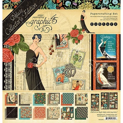 Graphic 45 Deluxe Collector's Edition Pack 12" x 12", Couture