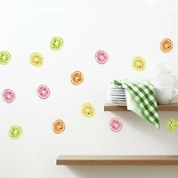 RoomMates Jane Dixon Citrus Fruit Peel & Stick Wall Decals