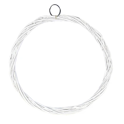 18" White Willow Wreath by Ashland®