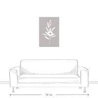 Soft White Botanicals 20" x 30" Canvas Wall Art