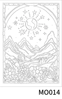 Mountain Paint-by-Number Acrylic Surface Kit by Artist's Loft®