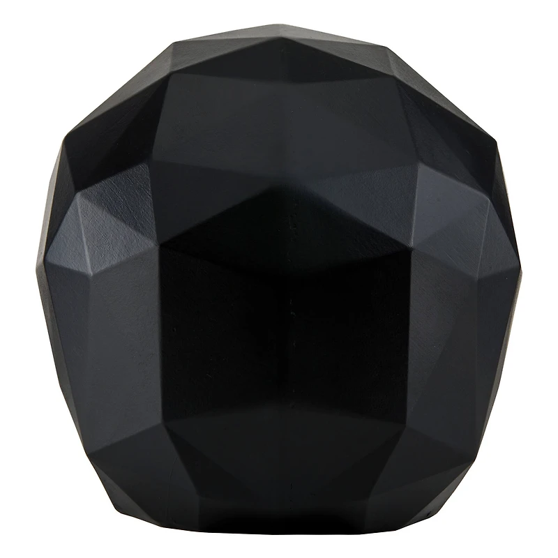 6" Black Origami Skull Tabletop Figurine