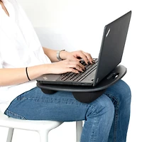 Mind Reader Portable Laptop Desk with Handle & Built-In Cushion
