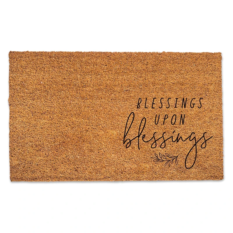 Blessings Upon Blessings Door Mat