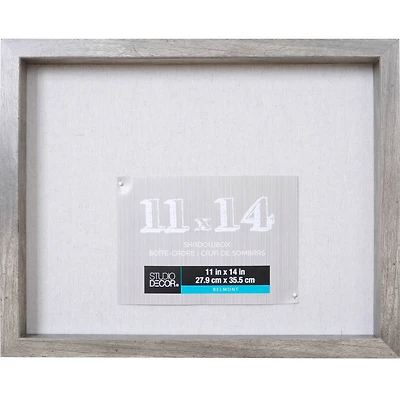 Gray Belmont Shadow Box by Studio Décor