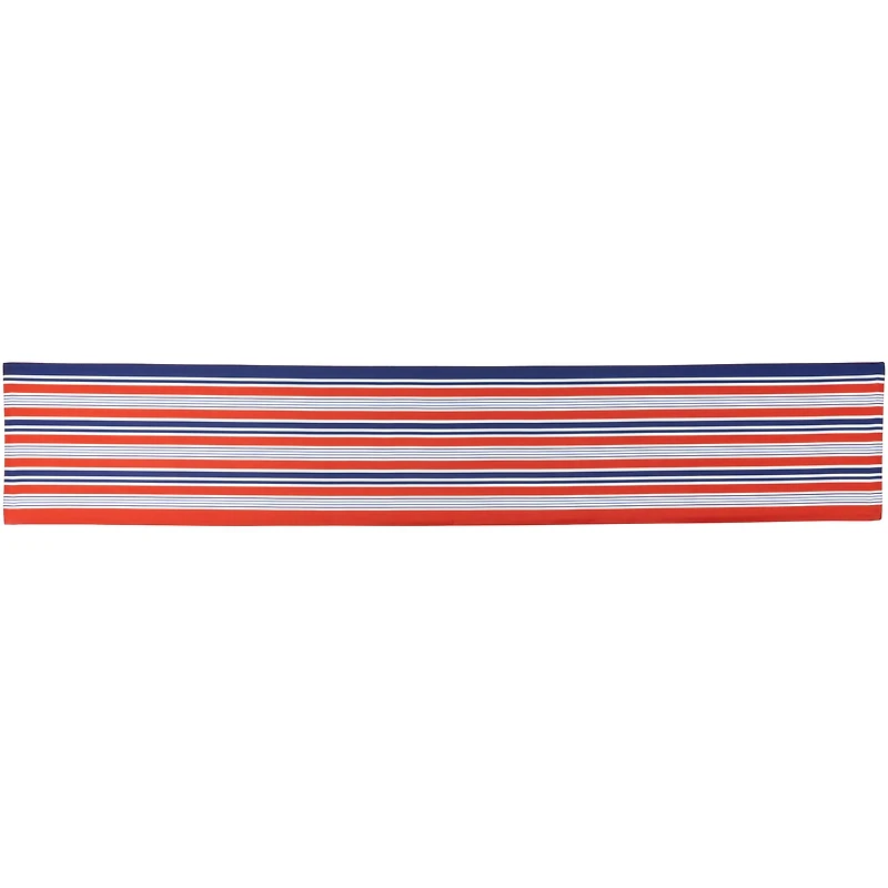 71" Red, White & Blue Striped Table Runner