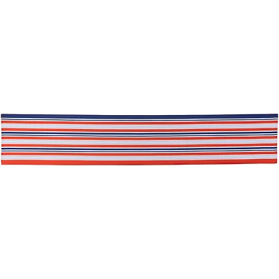 71" Red, White & Blue Striped Table Runner